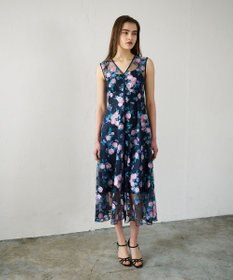 GRACE CONTINENTAL サマーフルーツ刺繍ワンピース