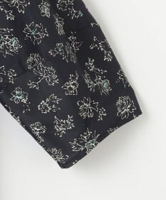 J.PRESS LADIES S 【洗える】ラインフラワープリント ブラウス