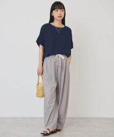 AMERICAN HOLIC 【予約】【WEB限定】イージーケア+接触冷感バックタック半袖プルオーバー