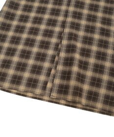 earth music&ecology 2wayフリルチェックキャミワンピース