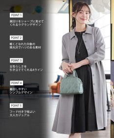 Tiaclasse L 【新色追加】ステンカラードレスコート