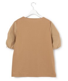 23区 L 【洗える】タックディテールプルオーバー ギャザー カットソー