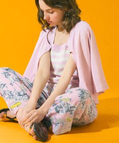 GRACE CONTINENTAL リゾートプリントイージーパンツ