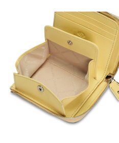 PELLE BORSA メッシュL字ファスナーミニ財布 Chrono Weave クロノウィーブ 5842