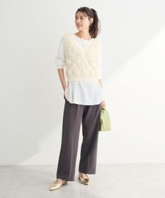 Green Parks フリンジニットベスト