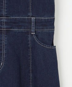 ANY SIS 【洗える】ストレッチライトデニム ワンピース