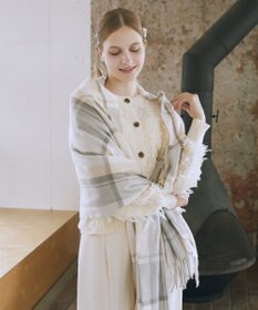 Maison de FLEUR チェックストール