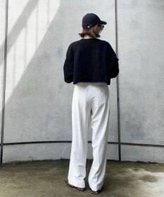 Green Parks ショート丈Ｖネックポンチプルオーバー