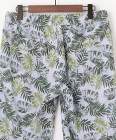 JOSEPH ABBOUD MOUNTAIN 【SPACE／UNISEX】リーフプリント イージーショートパンツ