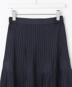 ANY SIS L プリーツ切替 スカート