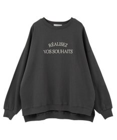 Green Parks 裏起毛ルーズサイズロゴプルオーバー