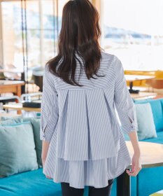 Tiaclasse バックタックフレアチュニック