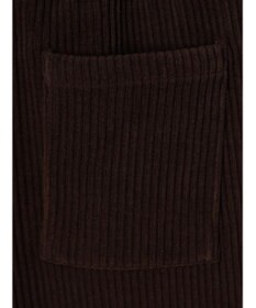 Green Parks リブ見えカットコールパンツ