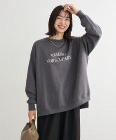 Green Parks 裏起毛ルーズサイズロゴプルオーバー