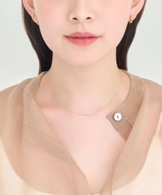 Phoebe 【K10】シャインリンクグルメッタチェーンネックレス/全長:37cm+3cm