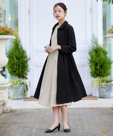 Tiaclasse L 【新色追加】ステンカラードレスコート