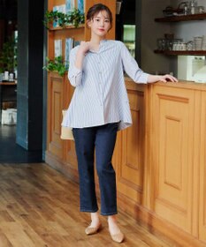 Tiaclasse バックタックフレアチュニック