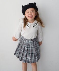 ANY KIDS 音符＆鍵盤デザインブラウス