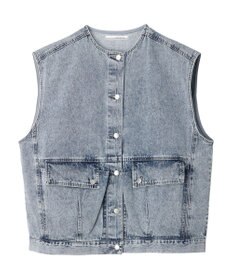 Green Parks ・ＥＬＥＮＣＡＲＥ　ＤＵＥ　ノーカラーデニムベスト