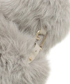 MOONBAT 【WEB限定】FURLA ベルト付きリッチフェイクファーマフラー