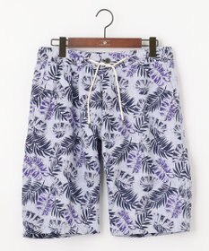 JOSEPH ABBOUD MOUNTAIN 【SPACE／UNISEX】リーフプリント イージーショートパンツ