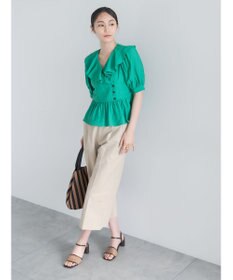 Te chichi ラッフルフリル半袖ブラウス