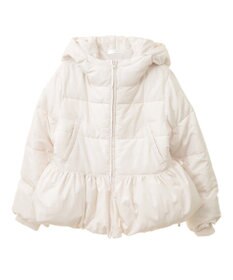 Green Parks ・ｓｗｉｎｇ　ｂｙ　ファイバーダウンペプラムコート