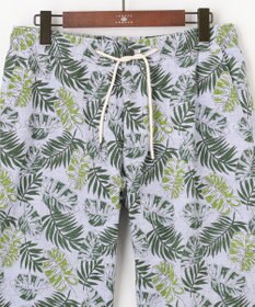 JOSEPH ABBOUD MOUNTAIN 【SPACE／UNISEX】リーフプリント イージーショートパンツ