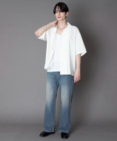 WEGO 【ユニセックス着用ITEM/SMLサイズ展開】 TRオープンカラーシャツ（SS）