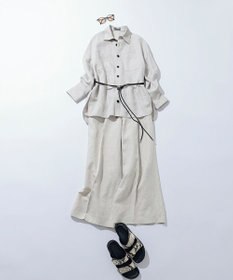 uncrave リヨセルライトリネン BIGシャツ