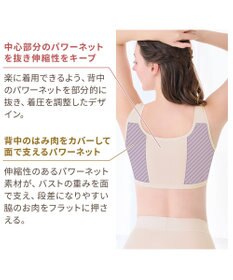 BRADELIS New York 【BRADELIS NewYork peace】綿混キャッチャーカップレースブラ25  ノンワイヤー 補正下着 補整 谷間メイク