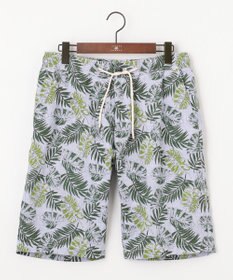 JOSEPH ABBOUD MOUNTAIN 【SPACE／UNISEX】リーフプリント イージーショートパンツ