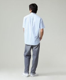 J.PRESS MEN 風が通るシアサッカーの清涼感【吸水速乾 / 高通気性】【クールマックス】サッカーストライプ シャツ / B.D.