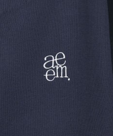 earth music&ecology ダブルジップロゴニットプルオーバー