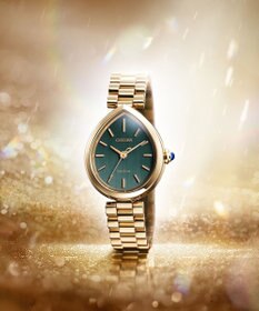 CITIZEN 【電池交換不要】ドロップ形状のジュエリーライクウオッチ EM1203-57X ウォームゴールド