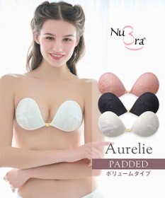 BRADELIS New York 【NuBra / ボリュームアップ】パテッドヌーブラ オレリー 蒸れにくい バックレス コレクション デザインヌーブラ 正規品