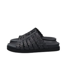 INTER-CHAUSSURES 【ANGEL ALARCON】フットベッドラフィアサンダル