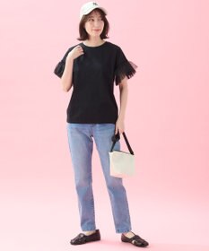 ANY 【洗濯機可/ウエストゴム/ストレッチ】ウルトライージーデニムパンツ