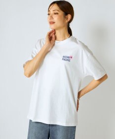 OP／FILA 【Ocean Pacific】フラワーバックプリントTシャツ