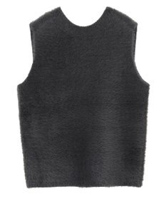 Green Parks シャギーＶネックニットベスト
