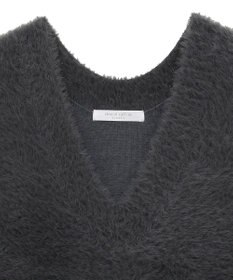 Green Parks シャギーＶネックニットベスト