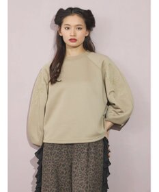 Green Parks ■ＥＳＣＡＲ　コードモチーフ刺繍プルオーバー