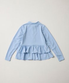 OP／FILA 【Ocean Pacific】フリル切り替えラッシュガード パーカー