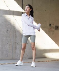 OP／FILA 【FILA】ラッシュガードブロックメッシュ スタンドカラージャケット