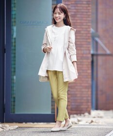 Tiaclasse 【洗える】ソフトペプラムブラウス