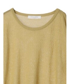 Green Parks 透かし編み肩あきニットプルオーバー