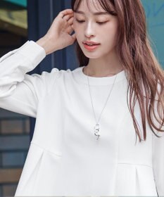 Tiaclasse 【洗える】ソフトペプラムブラウス