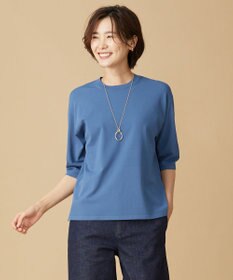 J.PRESS LADIES 【洗える】 レーヨンエリートストレッチ パフスリーブ ニット