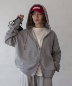 WEGO 【ユニセックス着用ITEM/MLサイズ展開】コンパクトフィットダブルZIPパーカー