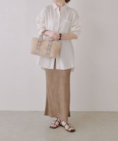 russet ナイロンラフィアデイリーミニトートバッグ(CE-1712)